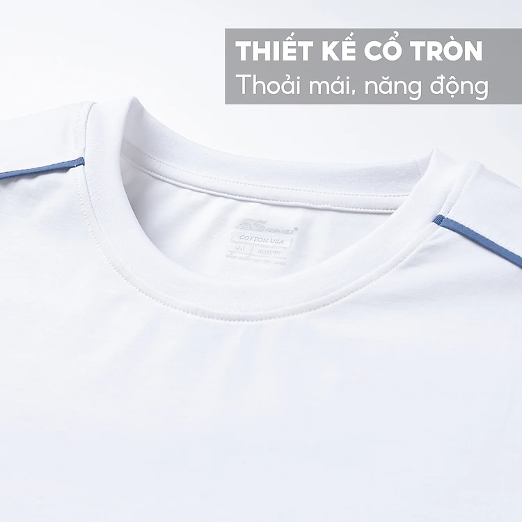 Áo Thun Nam Ngắn Tay 5S PREMIUM, Chất Liệu Cotton Siêu Mềm