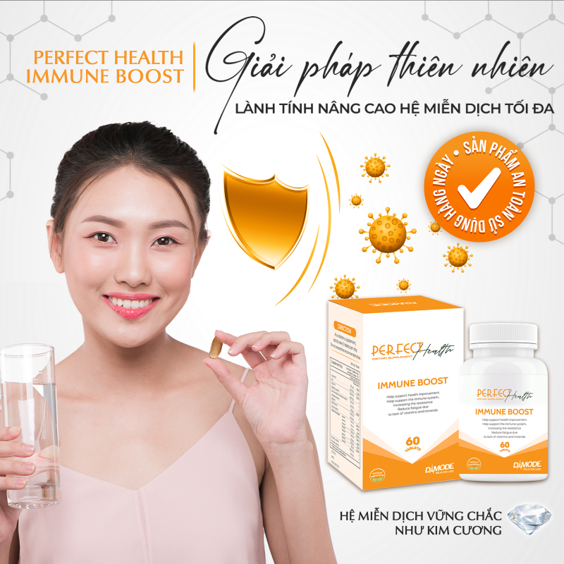 IMMUNE BOOST - Siêu Phẩm Tăng Sức Đề Kháng Toàn Diện